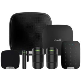 AJA-35654, AJAX Kit 3 - Hub2 2xPIR 1xDC 1x RKP 1xExt 1xInt - Black