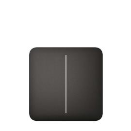 AJA-45117, Ajax SoloButton (1-gang/2-way) [55] black 