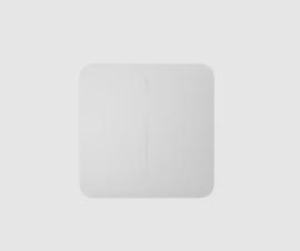 AJA-45120, Ajax SoloButton (2-gang) [55] white 