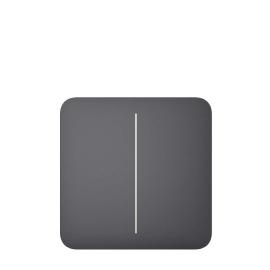 AJA-45998, Ajax SoloButton (1-gang/2-way) [55] graphite 