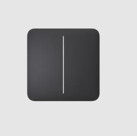 AJA-46016, Ajax SoloButton (2-gang) [55] graphite 