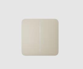 AJA-46018, Ajax SoloButton (2-gang) [55] ivory 