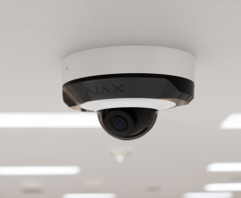 AJA-76024, AJAX DomeCam 4K 8mp - White - 4mm