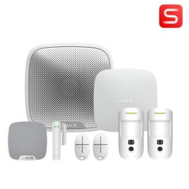 AJA-90773, Ajax Kit6 S (Hub2,2MCS,DPS,2SC,SS,HSS) - White