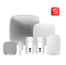 AJA-90779, Ajax Kit9 S (Hub2,2MCS,DPS,KPPS,SS,HSS) - White