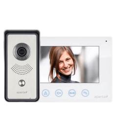 APKIT, COLOUR VIDEO DOOR ENTRY KIT (WHITE MON)