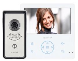 APKITG, VIDEO DOOR ENTRY KIT (WHITE GUI MONITOR)