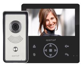 APKITGBLK, VIDEO DOOR ENTRY KIT (BLACK GUI MONITOR)