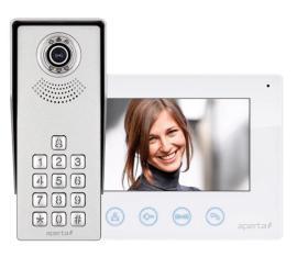 APKITKP, COLOUR VIDEO DOOR KP KIT (WHITE MON)