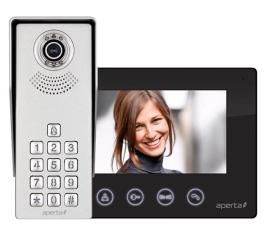APKITKPBLK, COLOUR VIDEO DOOR KP KIT (BLACK MON)