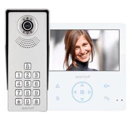 APKITKPG, VIDEO DOOR KP KIT (WHITE GUI MONITOR)