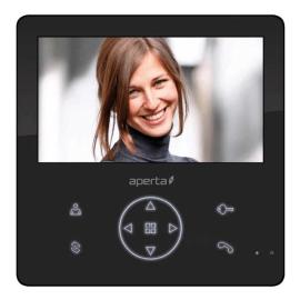APMONBG, COLOUR VIDEO DOOR ENTRY MONITOR (BLACK)