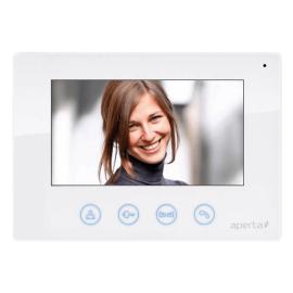 APMONW, COLOUR VIDEO DOOR ENTRY MONITOR (WHITE)