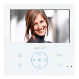 APMONWG, COLOUR VIDEO DOOR ENTRY MONITOR (WHITE)