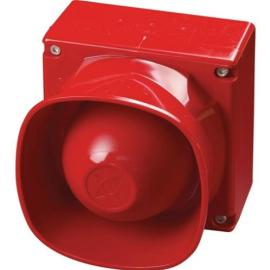 Apollo (55000-274APO) XP95 Open-Area Multi-Tone Sounder - Outdoor - Red Body