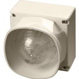 Apollo (55000-299APO) XP95 Open-Area Multi-Tone Sounder VID - Outdoor - White Body (Red Flash) - Isolating