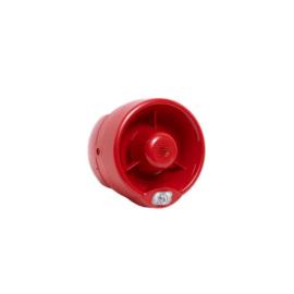 Apollo (RW1500-220APO) REACH Open-Area Sounder VAD Cat. W ? Red Body (White Flash) (W-2.5-7)