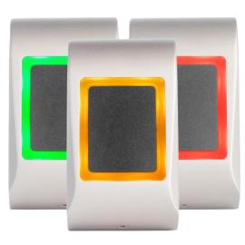 Aritech, ACL800SUW-RDPX-S, ACL800 EM/CASI/HID Prox reader - Wiegand, HID Pass-Through, Surface mount, Silver