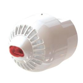 Aritech, ASW2367W, 2000 SERIES WALL MOUNT SOUNDER/BEACON, MULTI TONE, DEEP BASE - WHITE, RED FLASH