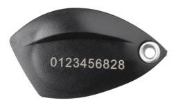 Aritech, ATS1471-5, Heavy duty smart key fob, pack of 5 fobs, designer style, Black For use with ATS119x readers and ATS111x keypads