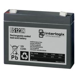 Aritech, BS123N, Battery, 12V 3.2Ah, Sealed Lead Acid Rechargeable, 133x97x33mm, spade