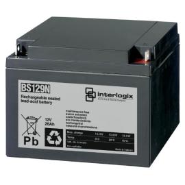 Aritech, BS129NS3, Battery, 12V 26Ah, Sealed Lead Acid Rechargeable, 175x125x166mm, screw