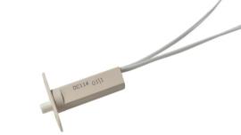 Aritech, DC114, Adjustable roller plunger contact, 12mm diameter with 2M cable, N/C (ungraded)