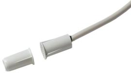 Aritech, DC120, Recessed compact press-fit contact, 20mm diameter, 18mm gap, N/C with 2M cable, white (Grade 2)