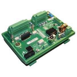 Aritech, DF400, UltraLink processor module with 8/8 relay outputs/inputs. DIN-rail mount