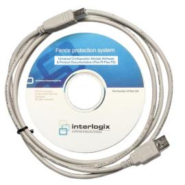 Aritech, DF950-CM, UCM (Universal Configuration Module) Kit, Includes UCM Software & FlexPS/FlexPI/FlexZone Product documentation on CD plus a USB interface cable for UCM SW.