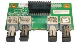 Aritech, DF955-C1, Comm card, multi-mode fiber optic (MMFO), G2 Silver