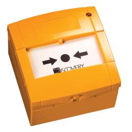 Aritech, DMN960Y, 990 Series Manual Call Point - YELLOW - complete with Back Box and Resettable Element