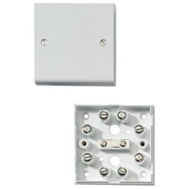 Aritech, ES010, Junction box, 8 way plus 2 for tamper, white