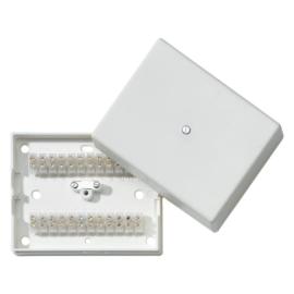 Aritech, ES060W, Junction box, 24 way plus 2 for tamper, 125x102x49mm, white