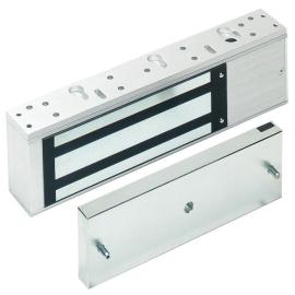 Aritech, FE372, Magnetic lock, 6000N, 12/24V DC, 2 Relays/Led, reed monitored, Anodised aluminium