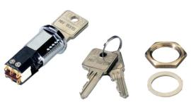 Aritech, KA150, Keyswitch - Latching, with 3 keys