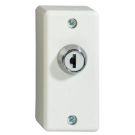 Aritech, KA178, Keyswitch housing supplied with KA157 pulsed keyswitch, 2 keys, tampered plastic housing 