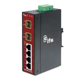 Aritech, MC250-4T/2S, 4-Port 10/100Base-Tx Copper + 2-Ports SFP Fiber Unmanaged Media Converter