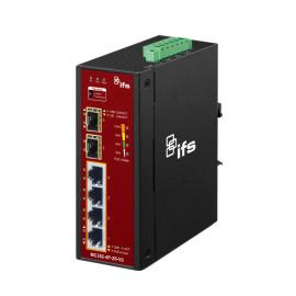 Aritech, MC352-4P-2S-V2, 4-Port  10/100/1000Base-Tx IEEE802.3at Copper + 2-Port  SFP Unmanaged Media Converter (4x 30W PoE Budget) 