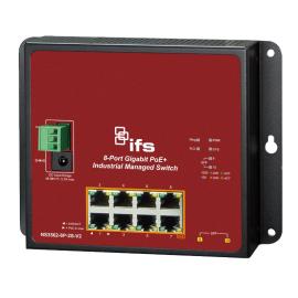 Aritech, NS3562-8P-2S-V2, INDUSTRIAL 8-PORT 10/100/1000T 802.3AT POE PLUS 2-PORT 100/1000X SFP WALL-MOUNT MANAGED SWITCH