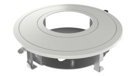 Aritech, TVD-VFM3-W, TRUVISION FLUSH MOUNT FOR M01-SERIES VARIFOCAL DOME CAMERA, WHITE