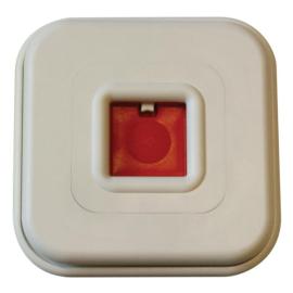 Aritech, UM1D50, Vds, Recess Mount, Single push with C/O contact, White