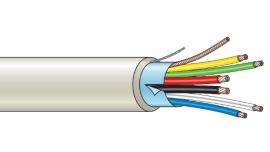 Aritech, WC106W-HF, Shielded Composite 2 + 4 Cable - Halogen Free -100 metres roll