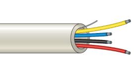 Aritech, WN104W, 4 core cable white 100 metres, conforms to BS4737, Section 3.30