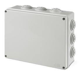 AritechFire, N-IO-SBX-2G, DIN RAIL SINGLE MODULE BOX - LARGE (GREY)