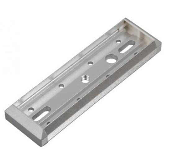 Armature housing for the ML300 maglock range, allows for mounting of the armature plate without having to drill thick doors or where a Fire Door has been fitted (refer to door manufacturer).  FOR OUTWARD OPENING DOORS. gallery image