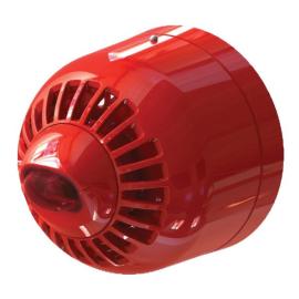 ASW366, Wall mount Conventional sounder/VAD Red W-2.4-7.5
