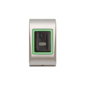 B100S, Silver surface Wiegand swipe finger print reader (100 templates) (92mm x 51mm x 25mm) IP54 