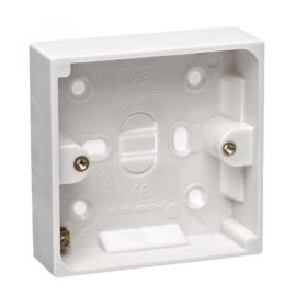 BACKBOXDOUB32, Back Box White PVC