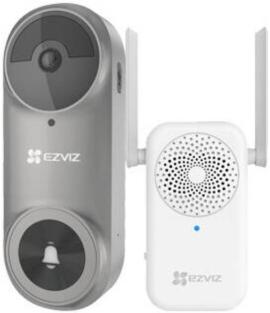 Battery-powered Video Doorbell Kit - Grey